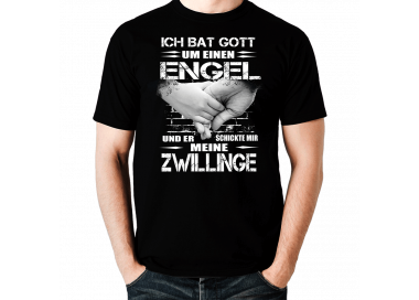 Ich bat Gott um einen Engel Zwillinge T-Shirt Hoodie Baby & Familie  18,90 €