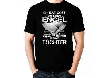 Ich bat Gott um einen Engel Töchter T-Shirt Hoodie Baby & Familie  18,90 €