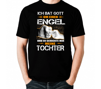Ich bat Gott um einen Engel Tochter T-Shirt Hoodie Baby & Familie  18,90 €