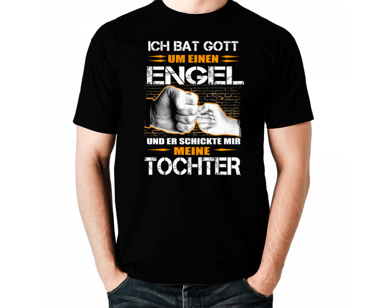Ich bat Gott um einen Engel Tochter T-Shirt Hoodie Baby & Familie  18,90 €