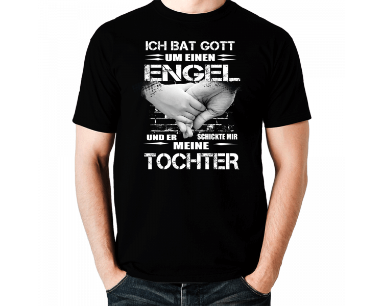 Ich bat Gott um einen Engel Tochter T-Shirt Hoodie 2 Baby & Familie  18,90 €