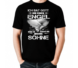 Ich bat Gott um einen Engel Söhne T-Shirt Hoodie Baby & Familie  18,90 €