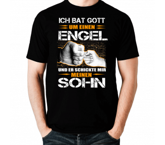 Ich bat Gott um einen Engel Sohn T-Shirt Hoodie Baby & Familie  18,90 €
