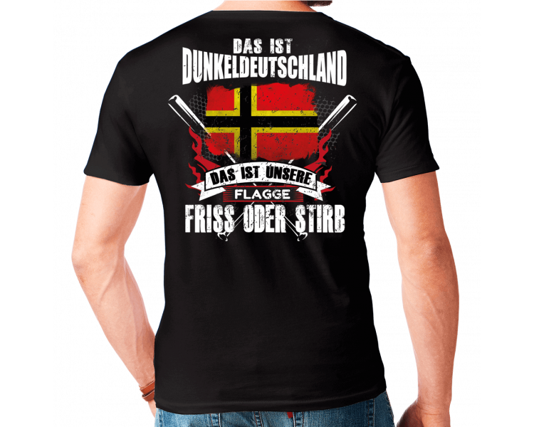 Das ist Dunkeldeutschland Wirmer Flagge T-Shirt Hoodie Politik 18,90 €