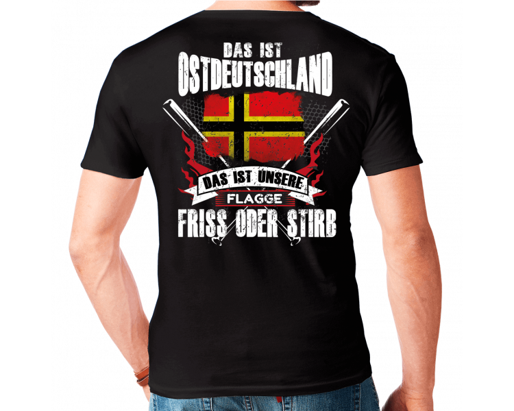 Das ist Ostdeutschland Wirmer Flagge T-Shirt Hoodie Politik 18,90 €