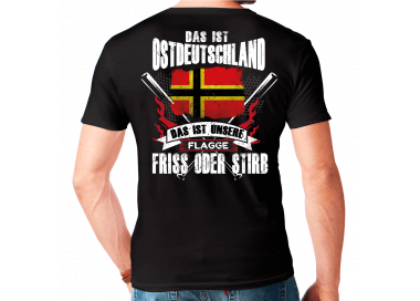 Das ist Ostdeutschland Wirmer Flagge T-Shirt Hoodie Politik 18,90 €