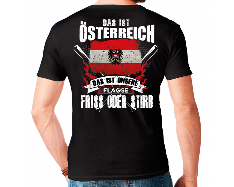 Das ist Österreich Flagge Adler T-Shirt Hoodie Politik 18,90 €