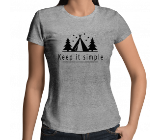 Keep it smile Outdoor Camping T-Shirt Damenshirt Sport & Freizeit 18,90 €