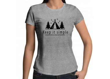 Keep it smile Outdoor Camping T-Shirt Damenshirt Sport & Freizeit 18,90 €