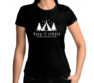 Keep it smile Outdoor Camping T-Shirt Damenshirt Sport & Freizeit 18,90 €