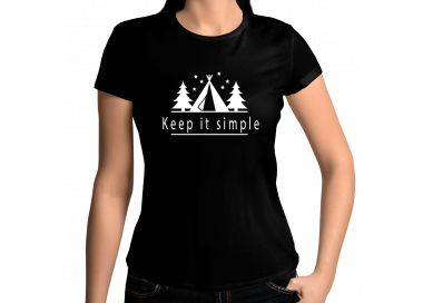 Keep it smile Outdoor Camping T-Shirt Damenshirt Sport & Freizeit 18,90 €