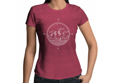 Kompass Outdoor Camping T-Shirt Damenshirt Sport & Freizeit 18,90 €