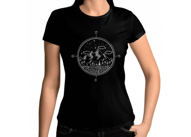 Kompass Outdoor Camping T-Shirt Damenshirt Sport & Freizeit 18,90 €