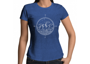 Kompass Outdoor Camping T-Shirt Damenshirt Sport & Freizeit 18,90 €