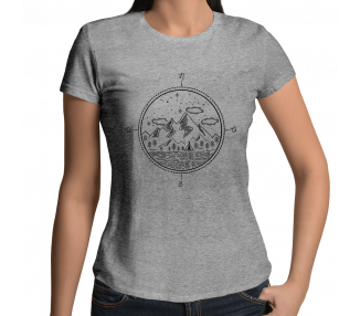 Kompass Outdoor Camping T-Shirt Damenshirt Sport & Freizeit 18,90 €