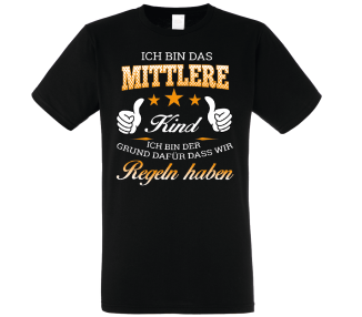 Familienshirts 5er T-Shirt Set schwarz - Regeln der Familie Baby & Familie  75,00 €