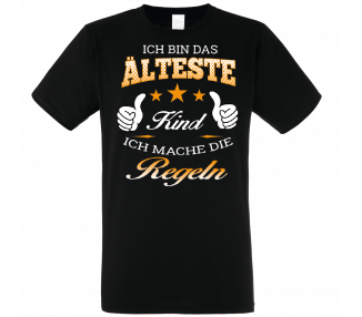 Familienshirts 6er T-Shirt Set schwarz - Regeln der Familie Baby & Familie  84,00 €