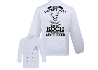 Leg das Rezept weg ich bin Koch kein Apotheker Kochjacke Zubehör & Geschenke 59,90 €