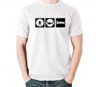 Grill Eat & Sleep T-Shirt Hoodie Schule, Studium & Beruf 18,90 €