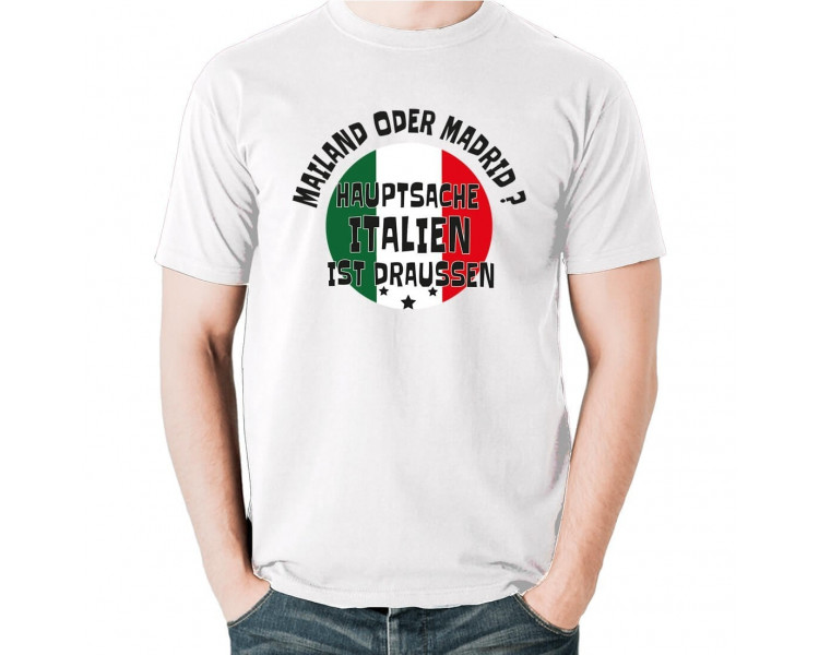 Mailand oder Madrid T-Shirt Hoodie WM Shirts 18,90 €