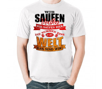 Wir saufen Vodka, wir saufen Bier... WM Deutschland T-Shirt WM Shirts 18,90 €