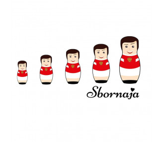 Russland Matrjoschkas Nationalmannschaft WM T-Shirt WM Shirts 18,90 €