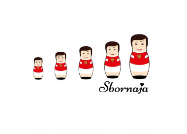 Russland Matrjoschkas Nationalmannschaft WM T-Shirt WM Shirts 18,90 €