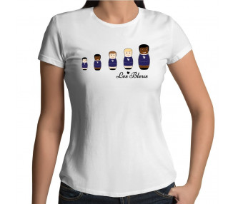 Frankreich Les Blues Matrjoschkas worldcup T-Shirt WM Shirts 18,90 €