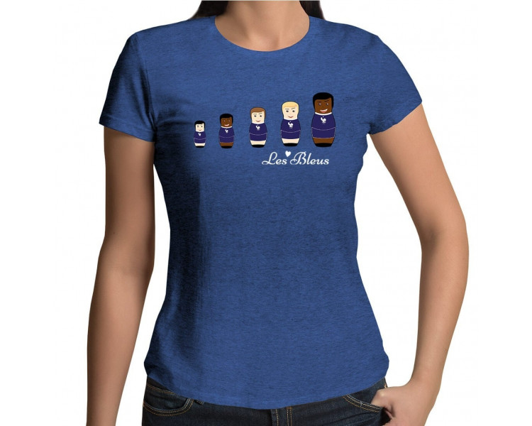 Frankreich Les Blues Matrjoschkas worldcup T-Shirt WM Shirts 18,90 €