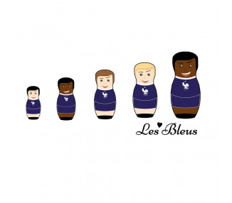 Frankreich Les Blues Matrjoschkas worldcup T-Shirt WM Shirts 18,90 €