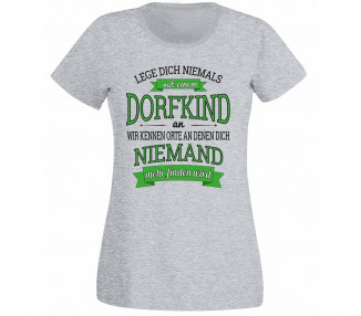 Leg dich niemals mit einem Dorfkind an... T-Shirt Hoodie Party, Fun & Urlaub 18,90 €
