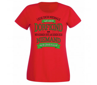 Leg dich niemals mit einem Dorfkind an... T-Shirt Hoodie Party, Fun & Urlaub 18,90 €