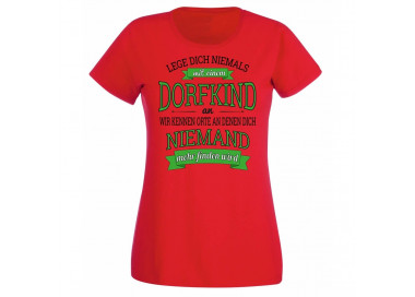 Leg dich niemals mit einem Dorfkind an... T-Shirt Hoodie Party, Fun & Urlaub 18,90 €