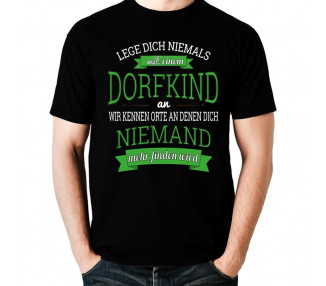 Leg dich niemals mit einem Dorfkind an... T-Shirt Hoodie Party, Fun & Urlaub 18,90 €