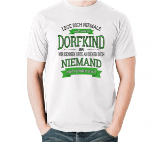 Leg dich niemals mit einem Dorfkind an... T-Shirt Hoodie Party, Fun & Urlaub 18,90 €