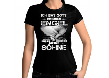 Ich bat Gott um einen Engel Söhne T-Shirt Hoodie Baby & Familie  18,90 €