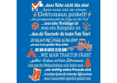 Ich bin stolz ein Dorfkind zu sein - denn ich weiss...Kinder T-Shirt Hoodie Baby & Familie  14,90 €