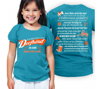 Ich bin stolz ein Dorfkind zu sein - denn ich weiss...Kinder T-Shirt Hoodie Baby & Familie  14,90 €
