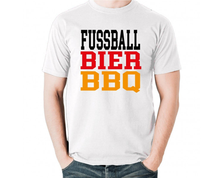Fussball Bier BBQ Fussball WM Bier T-Shirt WM Shirts 18,90 €