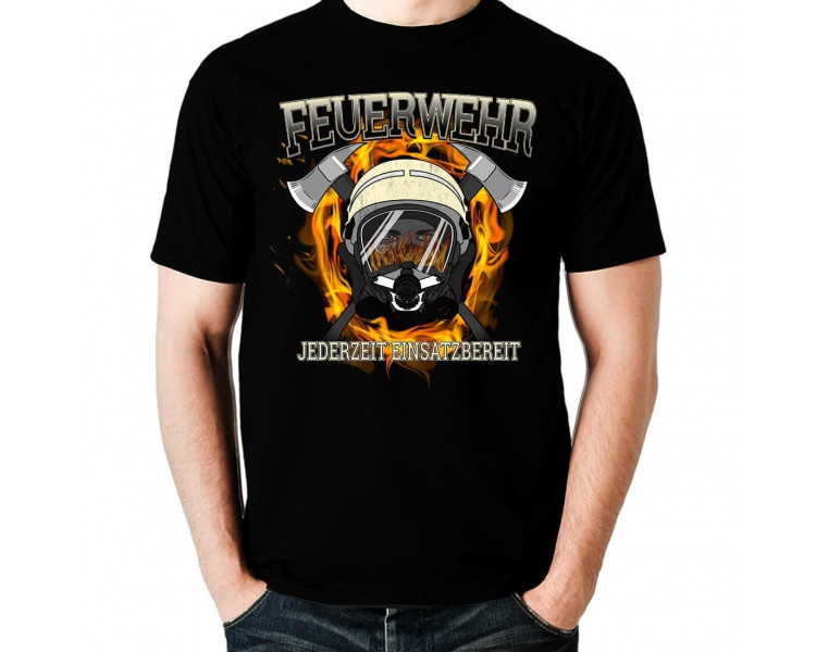 FEUERWEHR - Jederzeit einsatzbereit T-Shirt Hoodie Sport & Freizeit 19,90 €