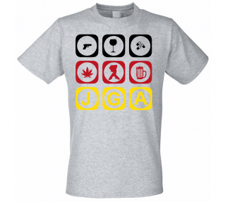 JGA Schwarz Rot Gold WM Shirt WM Shirts 18,90 €