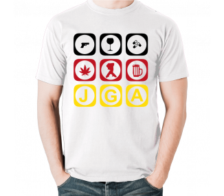 JGA Schwarz Rot Gold WM Shirt WM Shirts 18,90 €