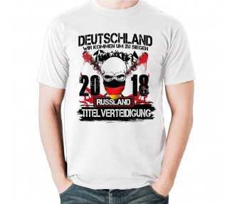 Deutschland - Wir kommen um zu siegen T-Shirt WM Titelverteidigung Russland 2018 WM Shirts 18,90 €