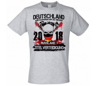Deutschland - Wir kommen um zu siegen T-Shirt WM Titelverteidigung Russland 2018 WM Shirts 18,90 €
