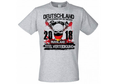 Deutschland - Wir kommen um zu siegen T-Shirt WM Titelverteidigung Russland 2018 WM Shirts 18,90 €