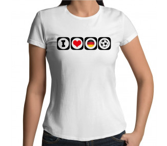 WM T-Shirt Ich liebe deutschen Fussball Icons WM Shirts 18,90 €
