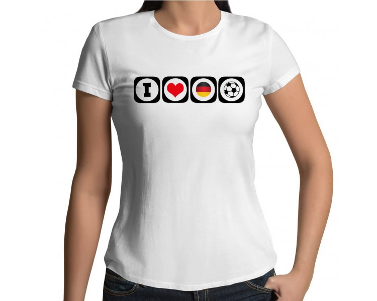 WM T-Shirt Ich liebe deutschen Fussball Icons WM Shirts 18,90 €
