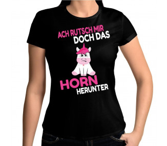 Ach rutsch mir doch das Horn herunter T-Shirt Hoodie Party, Fun & Urlaub 18,90 €