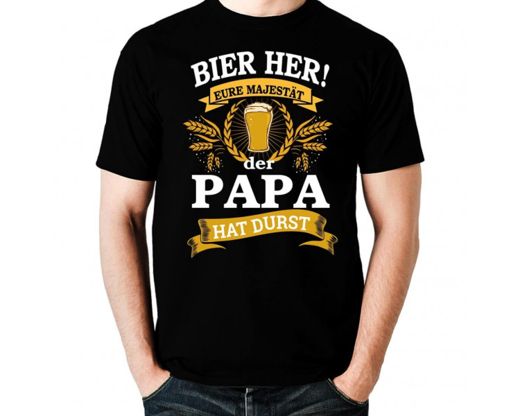 BIER HER Majestät PAPA T-Shirt Hoodie Baby & Familie  18,90 €