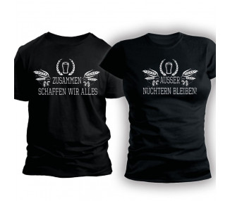 Zusammen schaffen wir alles ALKOHOL Party T-Shirt Hoodie Paar-Shirts 30,00 €